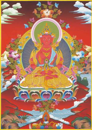 Amitayus Buddha | The Infinite Life and Wisdom | Compassionate Protector | Immortal Buddha of the Pure Land